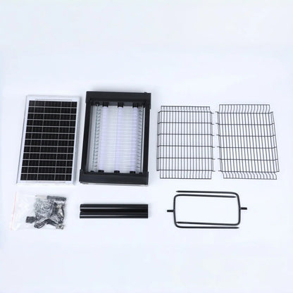 Outdoor Solar Mosquito Zapper Killer Lamp Mosquito Trap IPX4 Waterproof Ground Insert UV Pest Control for Garden Yard Farm